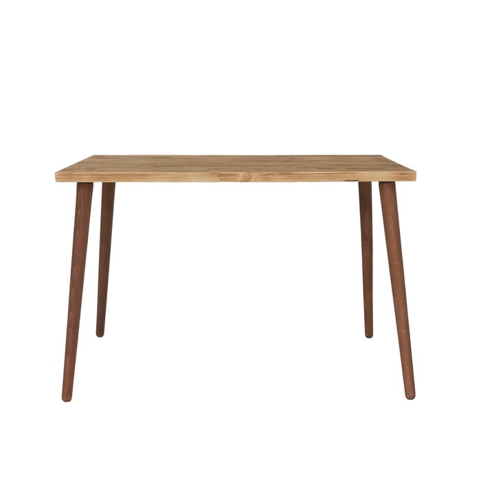 Hanah Home Escritorio de Estudio Roble 110x73x60cm, Madera Maciza Pino y Haya, Diseño Moderno y Funcional